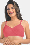Sonari Unique Double Layered Non Wired Full Coverage Super Support Bra (Pack of 2) - Pink — thumbnail 2