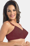 Sonari Unique Double Layered Non Wired Full Coverage Super Support Bra (Pack of 2) - Red — thumbnail 4