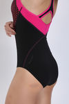 Speedo Padded Maillot- Black N Pink — thumbnail 5