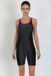 Speedo Padded Swimsuit- Grey N Black — thumbnail 5