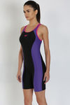 Speedo Padded Swimsuit- Purple N Black — thumbnail 2