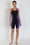 Speedo Padded Swimsuit- Purple N Black — thumbnail 4