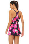 Speedo Padded Swimdress  - Pink N Print — thumbnail 3