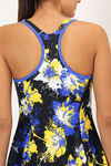Speedo Padded Swimdress  - Blue N Print — thumbnail 5