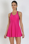 Speedo Padded Swimdress  - Pink — thumbnail 1