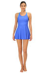 Speedo Padded Swimdress  - Blue — thumbnail 4