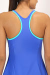 Speedo Padded Swimdress  - Blue — thumbnail 5