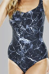 Speedo Padded Swimdress  - Black — thumbnail 3