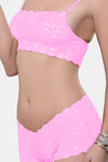 Bold Desire Lace Babydoll - Pink — thumbnail 3