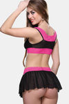 Bold Desire Nylon Polyester Babydoll With Thong - Rani — thumbnail 2