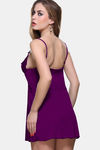 Bold Desire Nylon Polyester Babydoll With Thong - Mauve — thumbnail 2