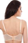 Zivame Quattro Support Full Coverage Wired Bra With Side Shaping Panels-Skin — thumbnail 2