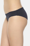 Soul Space Organic Cotton Low Rise Bikini Panty - Navy Blue — thumbnail 2