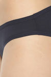Soul Space Organic Cotton Low Rise Bikini Panty - Navy Blue — thumbnail 4