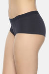 Soul Space Organic Cotton Mid Rise Boyshorts - Navy Blue — thumbnail 2