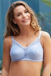 Zivame True Curv Double Layered Non Wired Full Coverage Minimiser Bra-Brunnera Blue — thumbnail 2