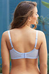 Zivame True Curv Double Layered Non Wired Full Coverage Minimiser Bra-Brunnera Blue — thumbnail 3
