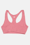Soul Space Organic Cotton Medium Impact Sports Bra - Pink — thumbnail 8