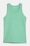 Soul Space Organic Cotton Easy Movement Racerback Tank Top - Green — thumbnail 6