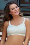 Zivame True Curv Padded Non Wired Full Coverage Super Support Bra-Antique White — thumbnail 4