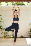 Zelocity SHQT UV-50 High Waist Core Leggings- Black — thumbnail 1