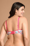 Zivame Fashion Print Padded Non Wired 3/4th Coverage T-Shirt Bra-Beetroot Purple — thumbnail 4