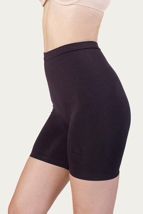 Swee Low Control Seamless Thigh Shaper - Black — image 2