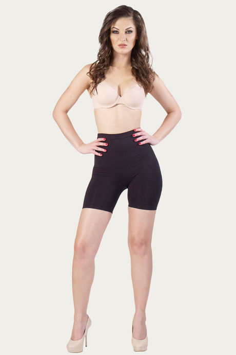 Swee Low Control Seamless Thigh Shaper - Black — image 4
