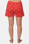Soxytoes Ok, But First Coffee Cotton Shorts - Red — thumbnail 3