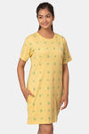 Soxytoes Let'S Avocuddle Cotton Night Dress - Yellow — thumbnail 2