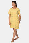 Soxytoes Let'S Avocuddle Cotton Night Dress - Yellow — thumbnail 4