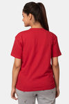 Soxytoes Positivitea Cotton Graphic Tee  - Maroon — thumbnail 4