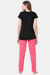 Senora Essentials Cotton Pyjama Set - Black Coral — thumbnail 2