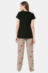 Senora Essentials Cotton Pyjama Set - Black Fawn — thumbnail 2