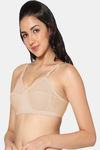Incare Double Layered Non Wired Full Coverage T-Shirt Bra - Skin — thumbnail 3