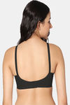 Incare Double Layered Non Wired Full Coverage T-Shirt Bra - Black — thumbnail 2