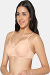 Incare Double Layered Non Wired Full Coverage T-Shirt Bra - Skin — thumbnail 3