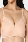 Incare Double Layered Non Wired Full Coverage T-Shirt Bra - Skin — thumbnail 4