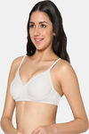Incare Double Layered Non Wired Full Coverage T-Shirt Bra - White — thumbnail 3