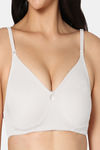 Incare Double Layered Non Wired Full Coverage T-Shirt Bra - White — thumbnail 4