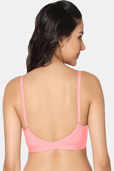 Incare Double Layered Non Wired Full Coverage T-Shirt Bra - Pink — image 2