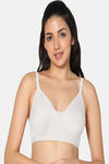 Incare Double Layered Non Wired Full Coverage T-Shirt Bra - White — thumbnail 1