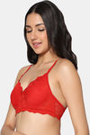 Incare Push-Up Non Wired Full Coverage Bra - Tomato — thumbnail 4