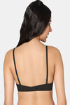 Incare Double Layered Non Wired Full Coverage T-Shirt Bra - Black — thumbnail 2