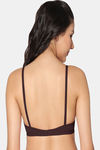 Incare Double Layered Non Wired Medium Coverage T-Shirt Bra - Coffee — thumbnail 2