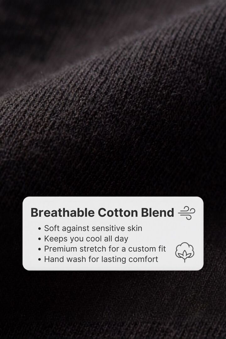 Incare Non Padded Non Wired Full Coverage T-Shirt Bra - Black — image 6