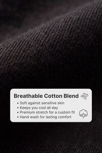 Incare Non Padded Non Wired Full Coverage T-Shirt Bra - Black — thumbnail 6