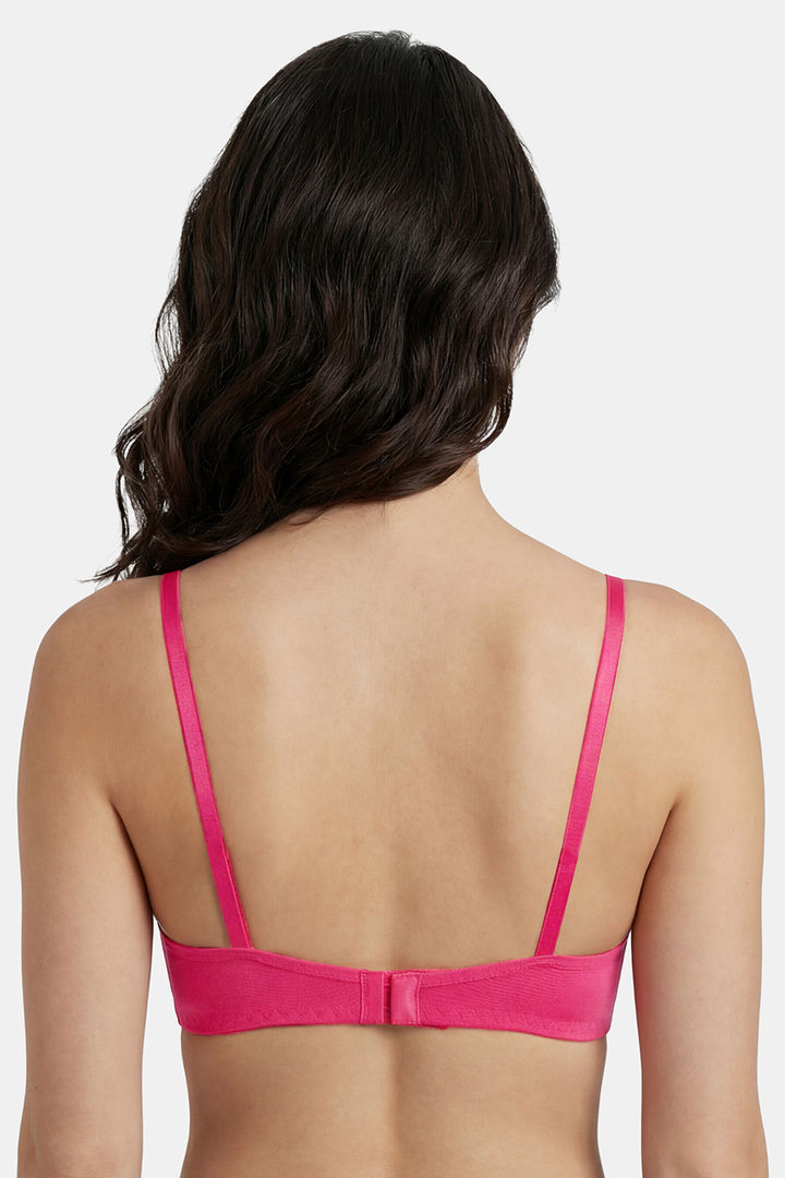 Incare Non Padded Non Wired Full Coverage T-Shirt Bra - Magenta — image 2