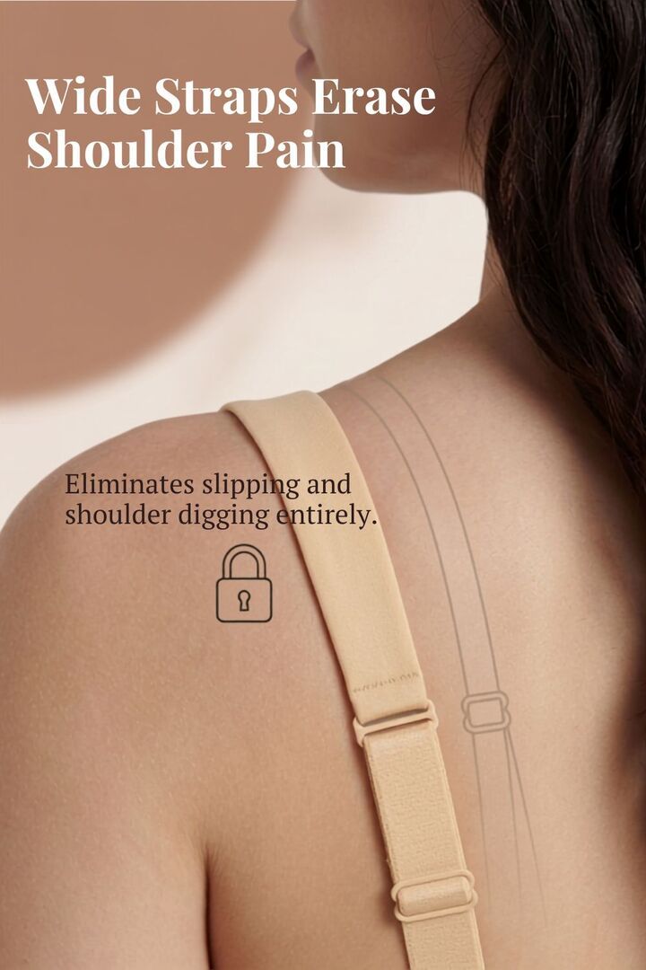 Incare Non Padded Non Wired Full Coverage T-Shirt Bra - Nude — image 4