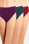 Incare High Rise Full Coverage Hipster Panty (Pack of 3) - Multicolor — thumbnail 1